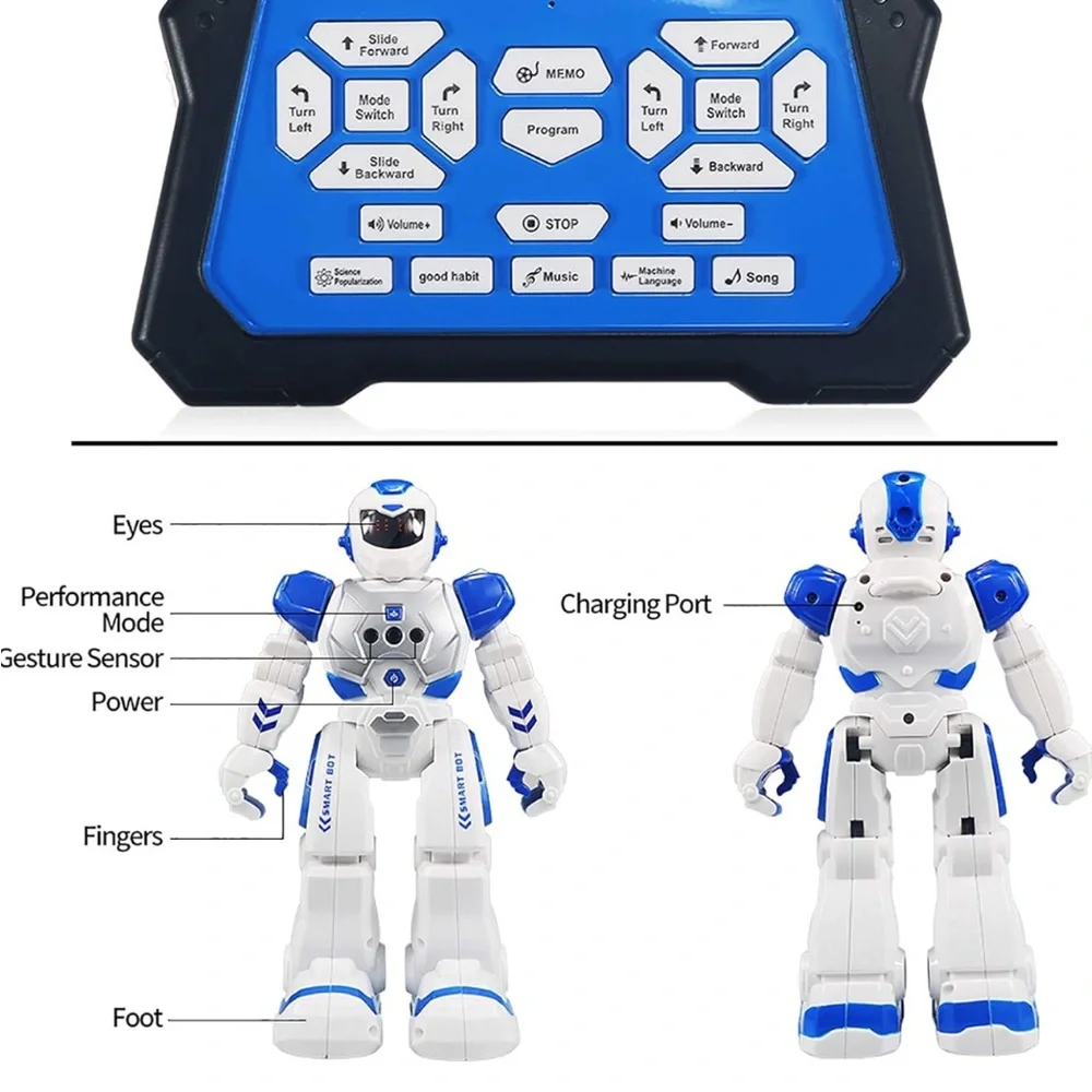 Smart Robot Induction Robot Remote Control Dancing Induction Robot - Picture 3 of 10